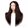 Косметологическая кукла-голова, тренировочная голова для настоящих человеческих волос